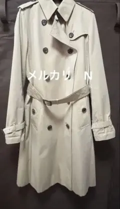 高級クリーニング済　実店舗購入　 バーバリートレンチコート 三陽商会　36