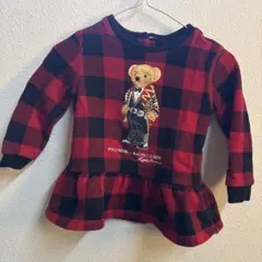 ポロベア　チェック柄ワンピース 18Ｍ