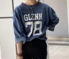 R JUBILEE ナンバリングフットボールカットソー ホワイト