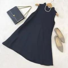 ロイスクレヨン　ワンピース　ネイビー　ノースリー　2WAY