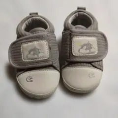 グレーのファーストシューズ 12.0cm