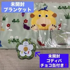 一番くじ・B賞／おうちでのんびりピクミンブランケット＆ゴディバチョコレート缶