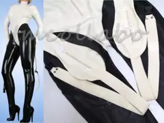 4XL♡ラテックス ラバースーツ 全身タイツ コスプレ 手袋ソックスマスク一体型 XL♡ラテックス ラバースーツ 全身タイツ コスプレ 手袋ソックス