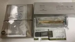 トラベラーズノート　ブラス万年筆　オリーブ　パスポートサイズ　ブラスペンケース