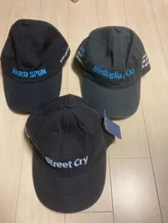 貴重　競馬　種牡馬刺繍キャップ3点セット