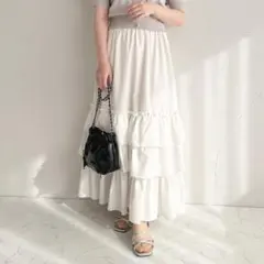 apres jour ZOZOTOWN限定アイテム ティアードスカートのサムネイル