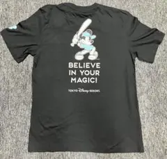 【新品・タグ付】ディズニー×アディダス Tシャツ ミッキー ベースボール Ｌ