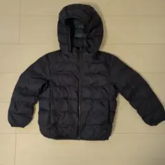 UNIQLOネイビー フード付き キルティングジャケット 120cm