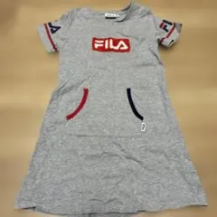 FILA 半袖ワンピース 130 グレー