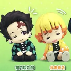 肩ズンFig. 鬼滅の刃 第参弾 ガチャ 竈門炭治郎 我妻善逸 フィギュア