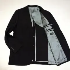 【美品】THE SUIT COMPANY ジャケット ブラックフォーマル 2XL