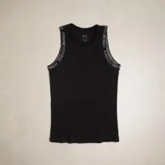 ARMANI EXCHANGE リブタンクトップ ブラック 黒/HZ118