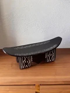 No.14✴️最終値下げ✴️大型アフリカ　スツール2️⃣ セヌフォ族 スツール x large ①