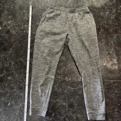 5-100グレー ジョガーパンツ・スウェットパンツ 裏起毛