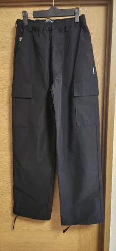 ブラック カーゴパンツ ポリエステル100%