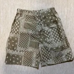 MPS / エムピーエス　ペイズリー柄ベージュハーフパンツ　120cm