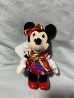 2014年 ディズニーランド　夏祭り　ミニー　ぬいぐるみバッジ