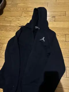 ブラック ジャンプマンロゴ フルジップパーカー