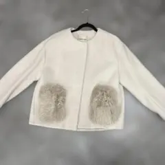 Apuweiser-riche ノーカラージャケット