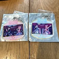 ひみつのアイプリ　映画　場面写キーホルダー ジャンピンロケット A.Bセット