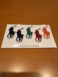 POLO RALPH LAURENポニー刺繍ワッペン 5色セット 비매품