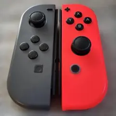 【美品純正完動品】Nintendo Switch ジョイコン 赤グレー②