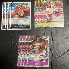 ワンピースカード プロモ ルフィ プリン カイドウ　各4枚セット 交流会