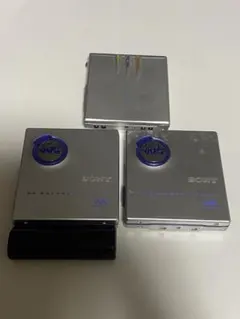 90s☆可動品】SHARP MD ヘッドホンプレーヤー プラチナ シルバー