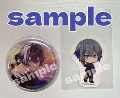 小柳ロウ　にじさんじin海の家　缶バッジ&ダイカットステッカー