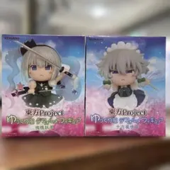 【未開封】ゆっくり風デフォルメフィギュア 十六夜咲夜・魂魄妖夢 2体セットのサムネイル