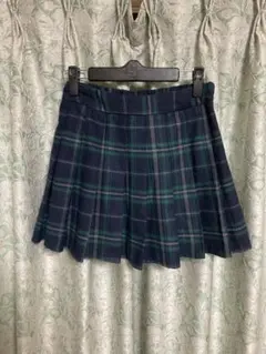 SHEINチェックミニプリーツスカート