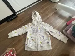 ＊GAP kidsパーカー＊100　ホワイト花柄