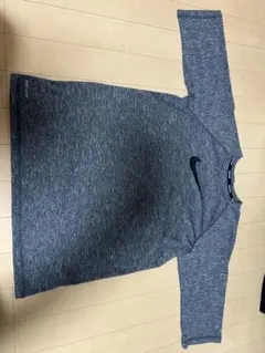 NIKE 半袖ラッシュガード グレー ジュニアXLサイズ