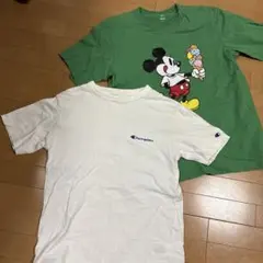 ミッキーマウス TシャツとChampion Tシャツ セット