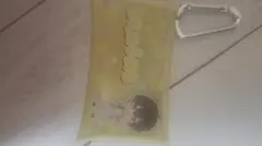 めろんぱーかー kamome カラビナ付きクリアケース