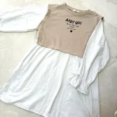 ALGY ワンピース　チュニック　ブラウス150 トレーナー　カットソー