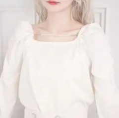 Palefly パルエルフィ　アイボリー 長袖ニット トップス【即購入⭕️】美品