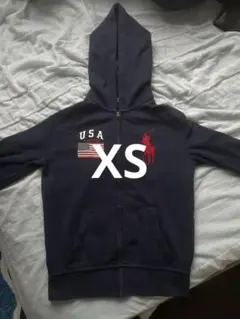 ポロラルフローレン USAロゴ 星条旗フェード ジップアップ - メルカリ