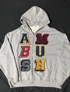 AMBUSH グレー ジップアップパーカーのサムネイル