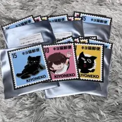 キヨ15周年くじ H賞キヨ猫ステッカー ×6