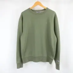 Champion 裏起毛 ロゴ 刺繍 スウェット トレーナー 古着 M メンズ