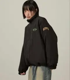 美品【Snap club】 リバーシブルビッグスタンドボアジャケット