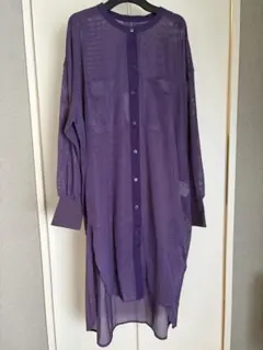 RADIATE メッシュ ロングシャツ パープル 新品のサムネイル