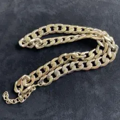 【8】 喜平ネックレス　淡いゴールドカラー　メッキ品　ヴィンテージ