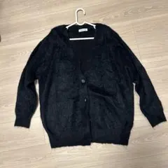 未使用　NATURAL BEAUTY BASIC ネイビーカーディガン　フリー