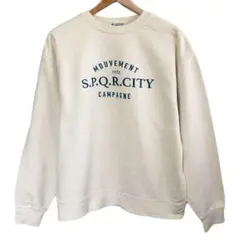 【日本未発売】マリテフランソワジルボー スウェットトレーナー 襟付き　Sサイズ Marithe + Francois Girbaud(マリテフランソワジルボー