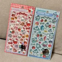 【国内正規品】ボンボンドロップシール ハンギョドン ハローキティ 赤 第二弾
