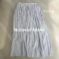 le coeur blanc フレアスカート　サイズ　38のサムネイル