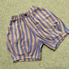 manina ストライプ ハーフパンツ