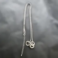 格安シルバーロングネックレス 【50cm】美品